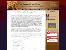 Tablet Screenshot of bowenlawva.com